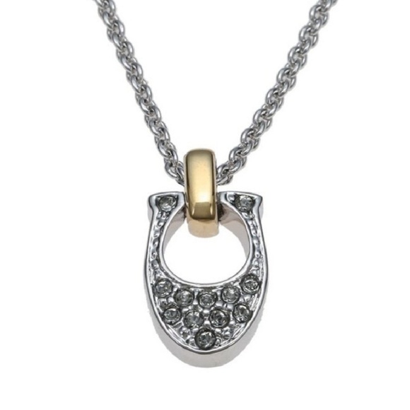 Coach Pave Signature C Necklace - Picture 5 of 7